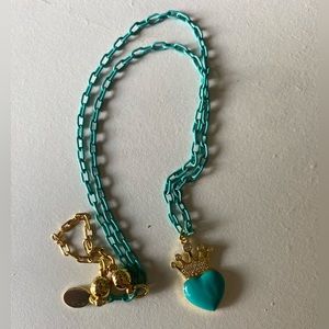 BAR x Melania Clara Teal Necklace